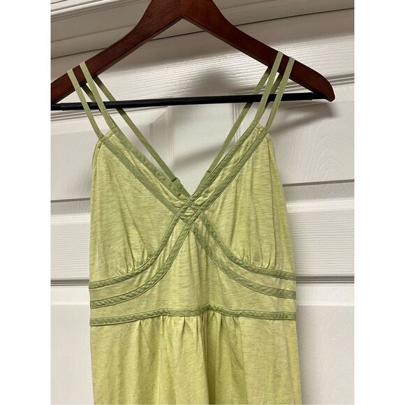 Athleta Avalon Cucumber Strappy Back Shelf Bra Sundress sz L EUC - Picture 2 of 7